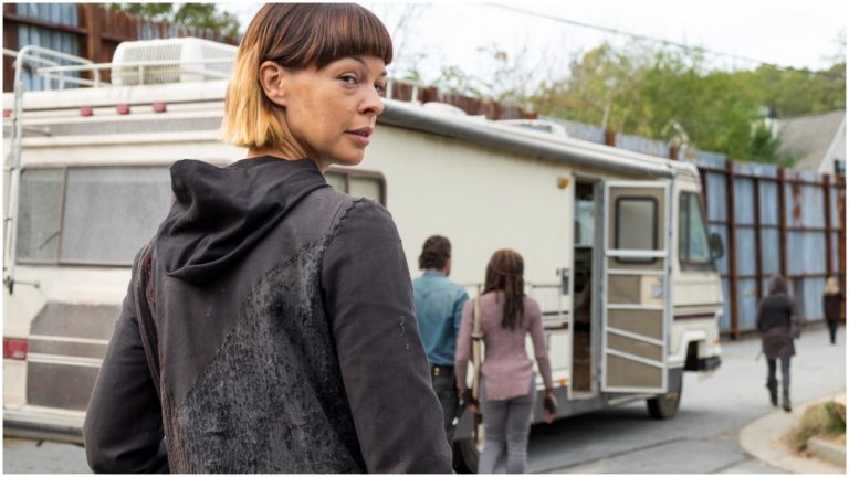 Pollyanna McIntosh stars as Jadis, as seen in Episode 16 of AMC's The Walking Dead Season 7