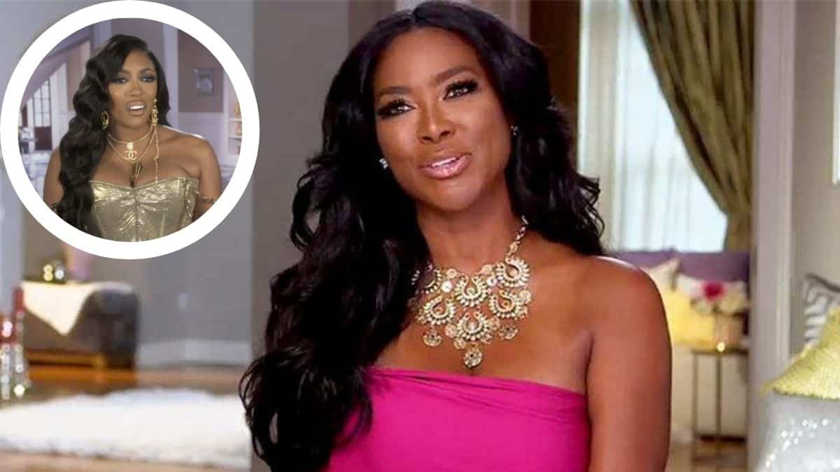 What does Kenya Moore think of Porsha Williams leaving RHOA?