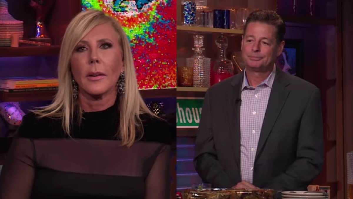 Vicki Gunvalson and Steve Lodge on WWHL.