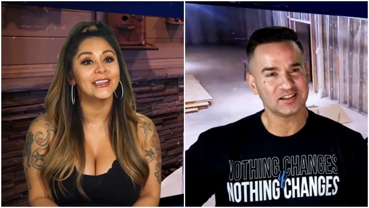 Nicole "Snooki" Polizzi and Mike "The Situation" Sorrentino of Jersey Shore Family Vacation