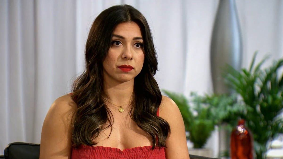 MAFS Rachel looks conflicted