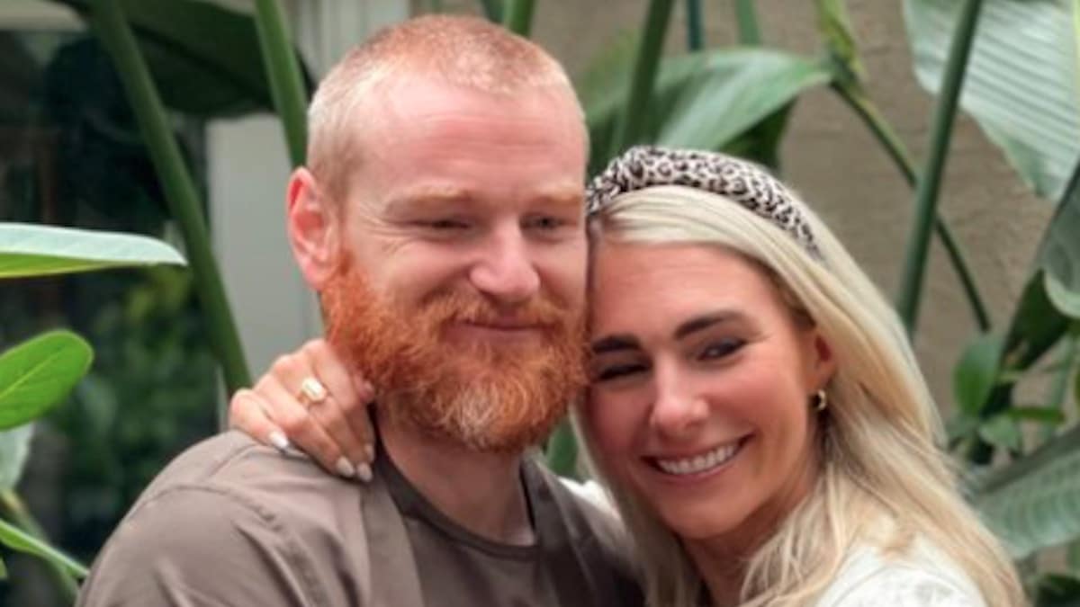 the challenge star wes bergmann with wife amanda