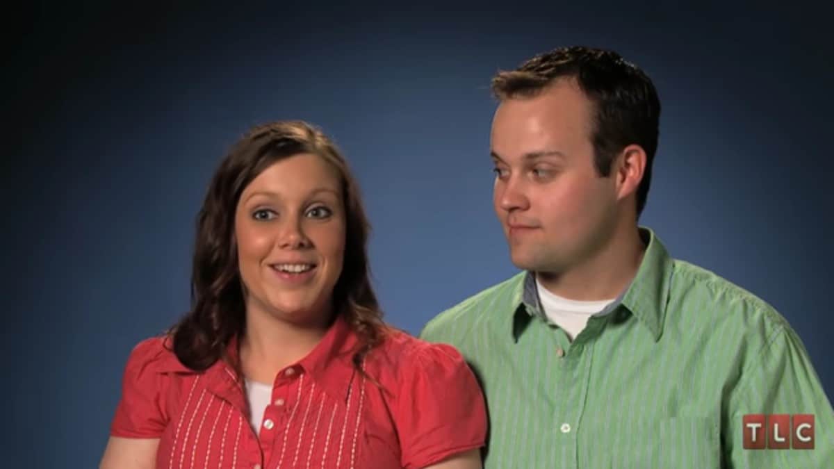 Anna and Josh Duggar in a confessional.