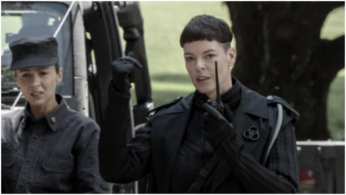 Annet Mahendru as Jennifer 'Huck' Mallick and Pollyanna McIntosh as Jadis, as seen in Episode 9 of AMC's The Walking Dead: World Beyond Season 2