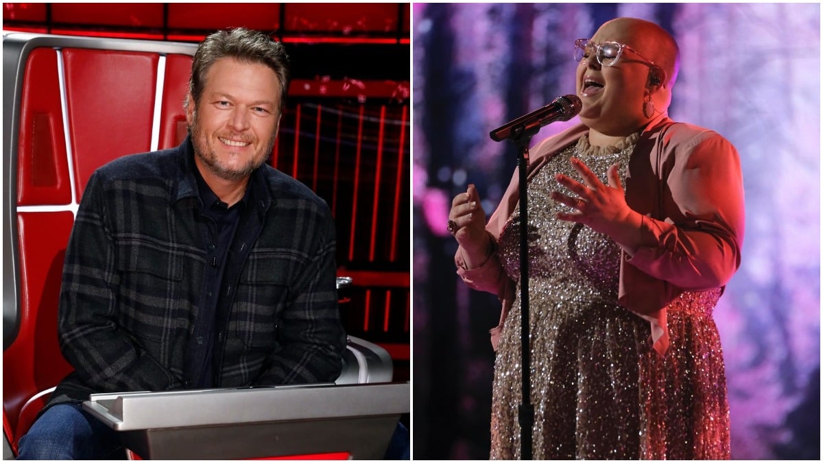 Blake Shelton and Holly Forbes on The Voice