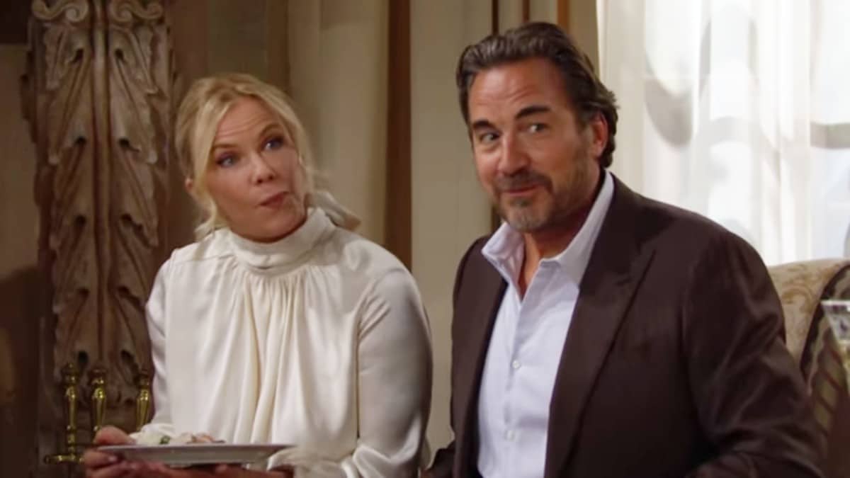 Katherine Kelly Lang and Thorsten Kaye on The Bold and the Beautiful.