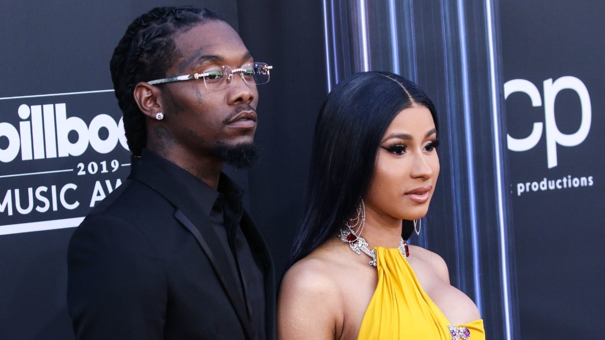 Offset and Cardi B on the red carpet