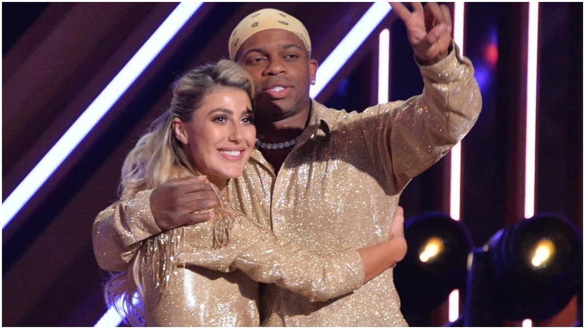 Jimme Allen and Emma on Dancing with the Stars