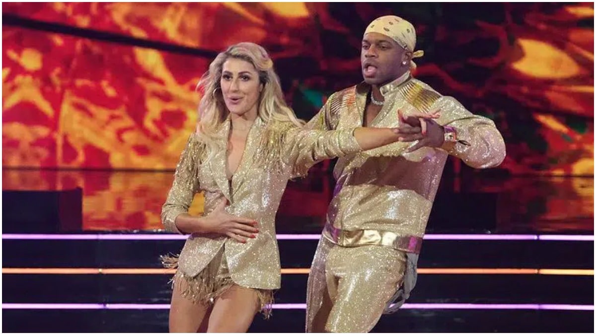 Jimmie Allen and Emma Slater on Dancing with the Stars