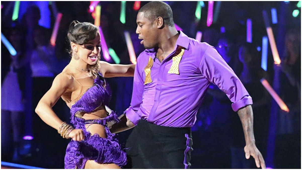 Karina Smirnoff and Jacoby Jones on Dancing with the Stars
