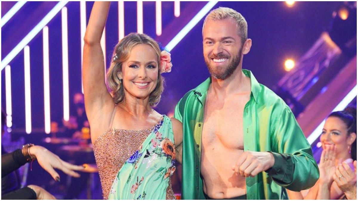 Melora Hardin and Artem on Dancing with the Stars