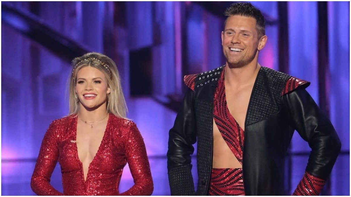 Miz and Witney Carson on Dancing with the Stars