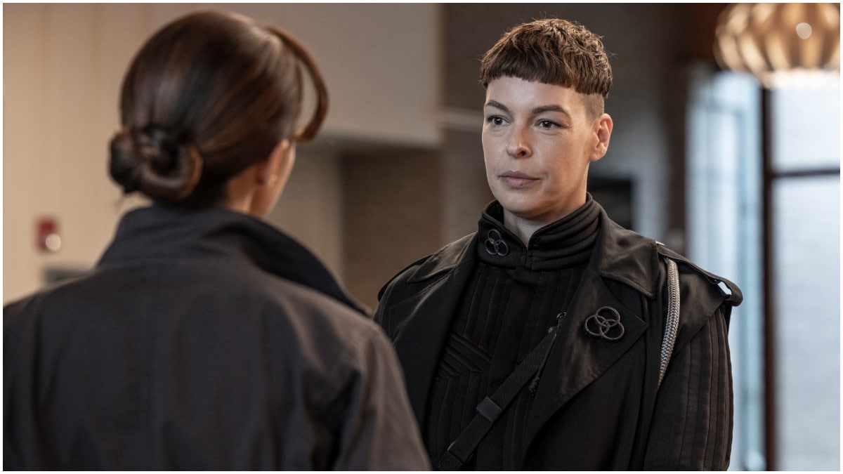 Annet Mahendru as Huck and Pollyanna McIntosh as Jadis, as seen in Episode 6 of AMC's The Walking Dead: World Beyond