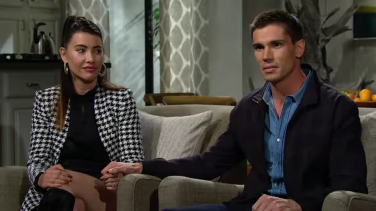 Steffy and Finn on The Bold and the Beautiful.