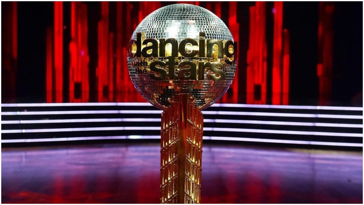 The Mirrorball trophy on Dancing with the Stars