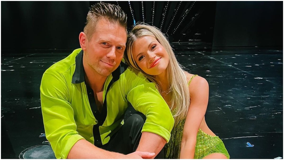 Witney Carson and The Miz on Dancing with the Stars