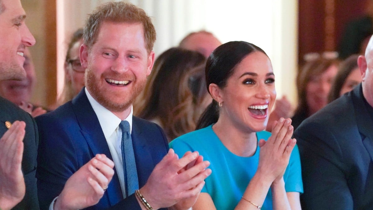 Harry and Meghan attend an awards ceremony in London