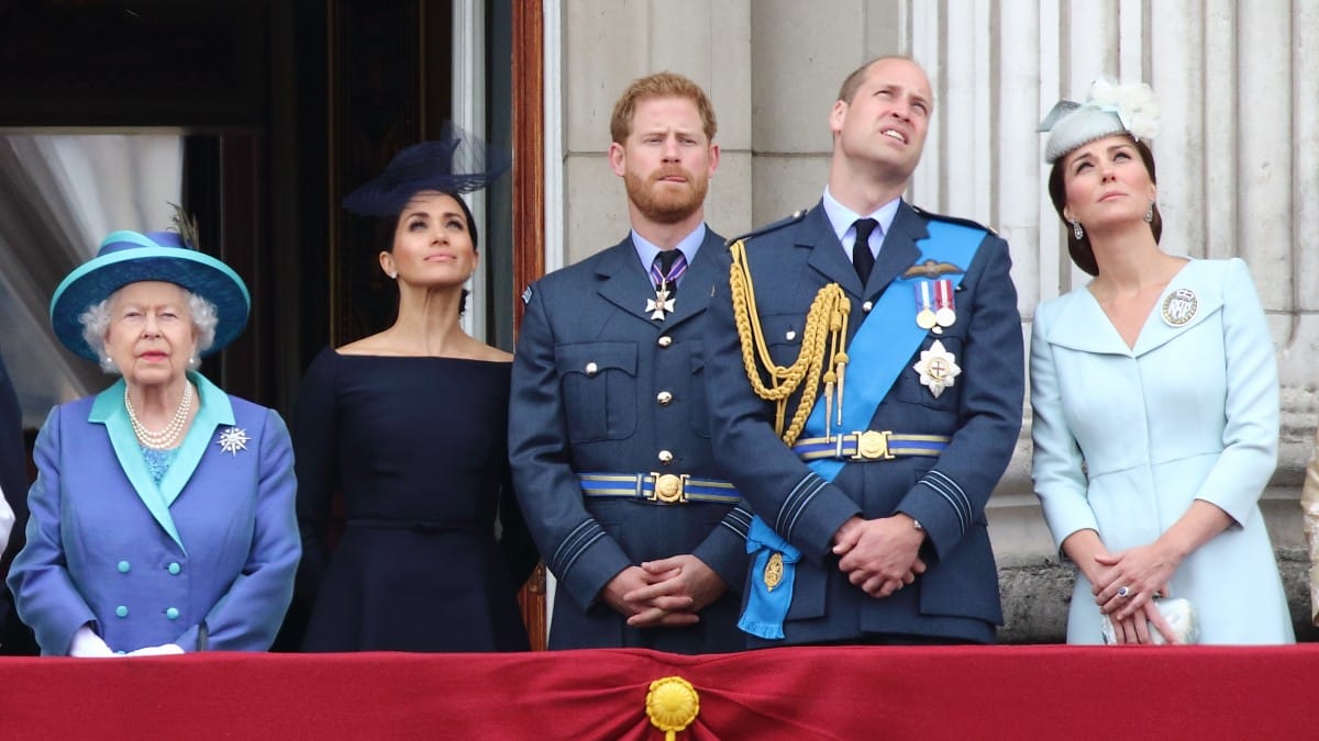 The Royal family at Buckingham Palace