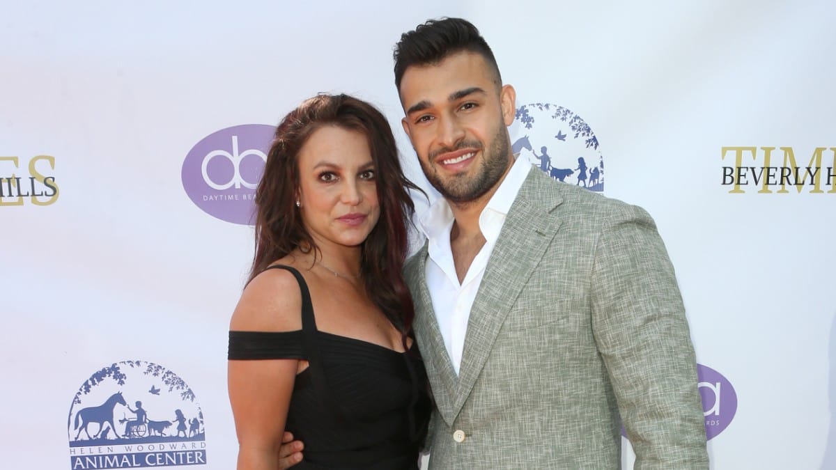Britney Spears and Sam Asghari at the Daytime Beauty Awards