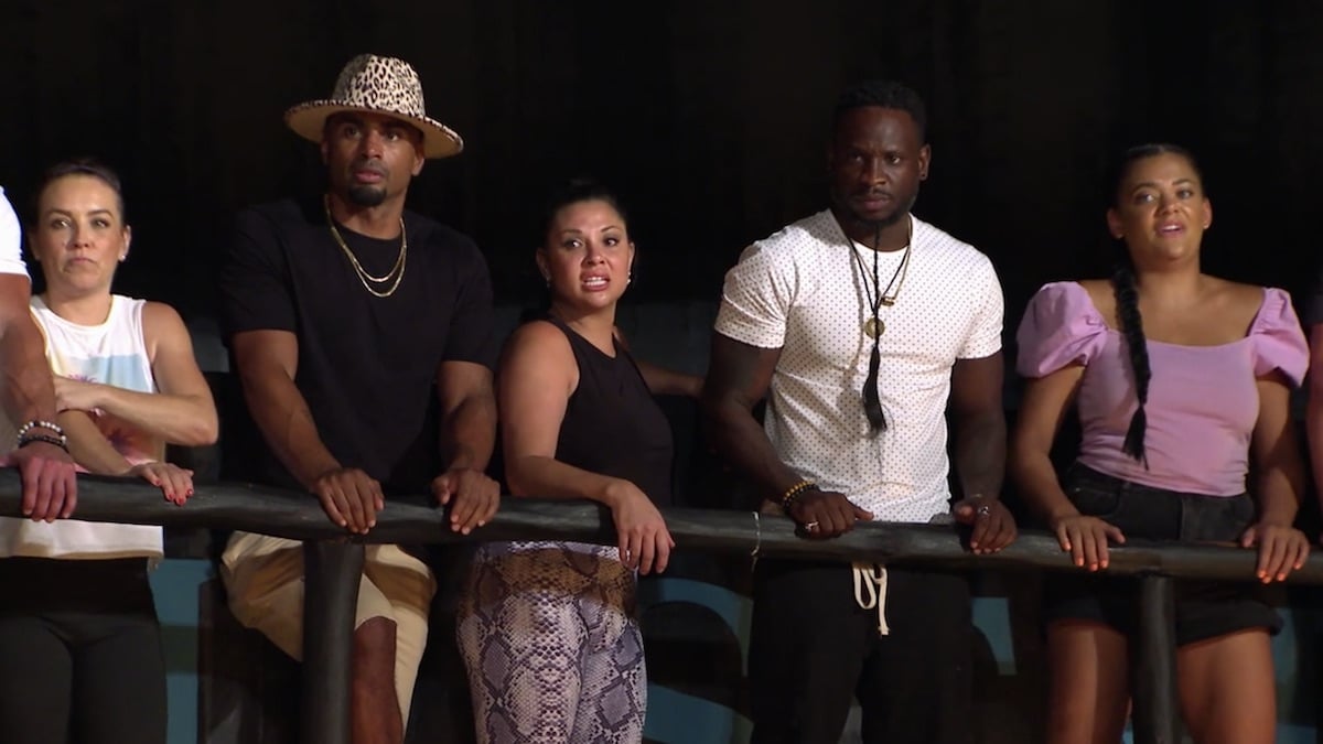 cast members at the arena in the challenge all stars 2