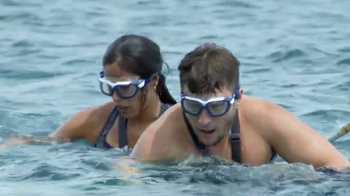 nany gonzalez and devin walker in the challenge spies lies and allies episode 13