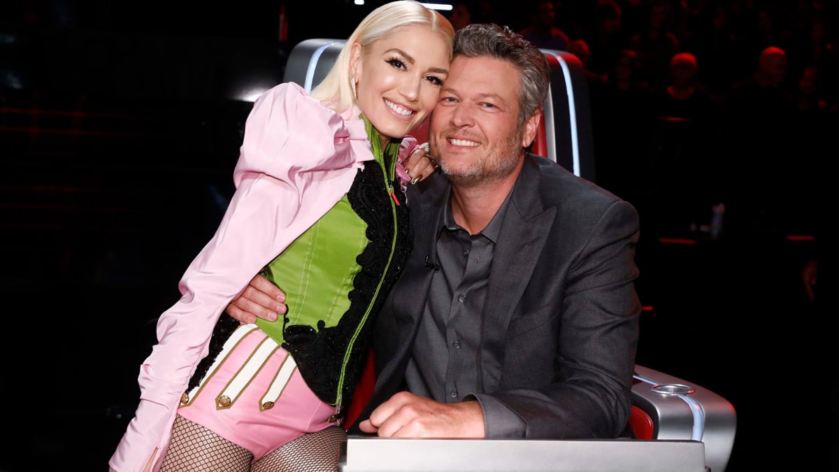 Blake Shelton and Gwen Stefani on The Voice