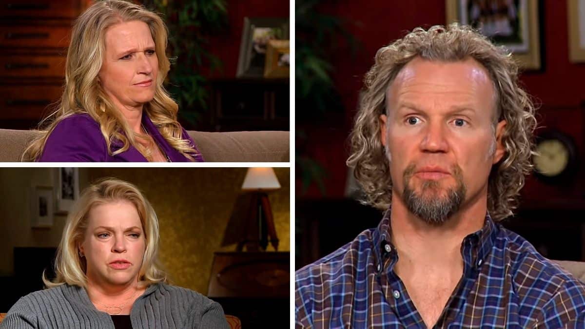 Christine, Janelle, and Kody Brown of Sister Wives