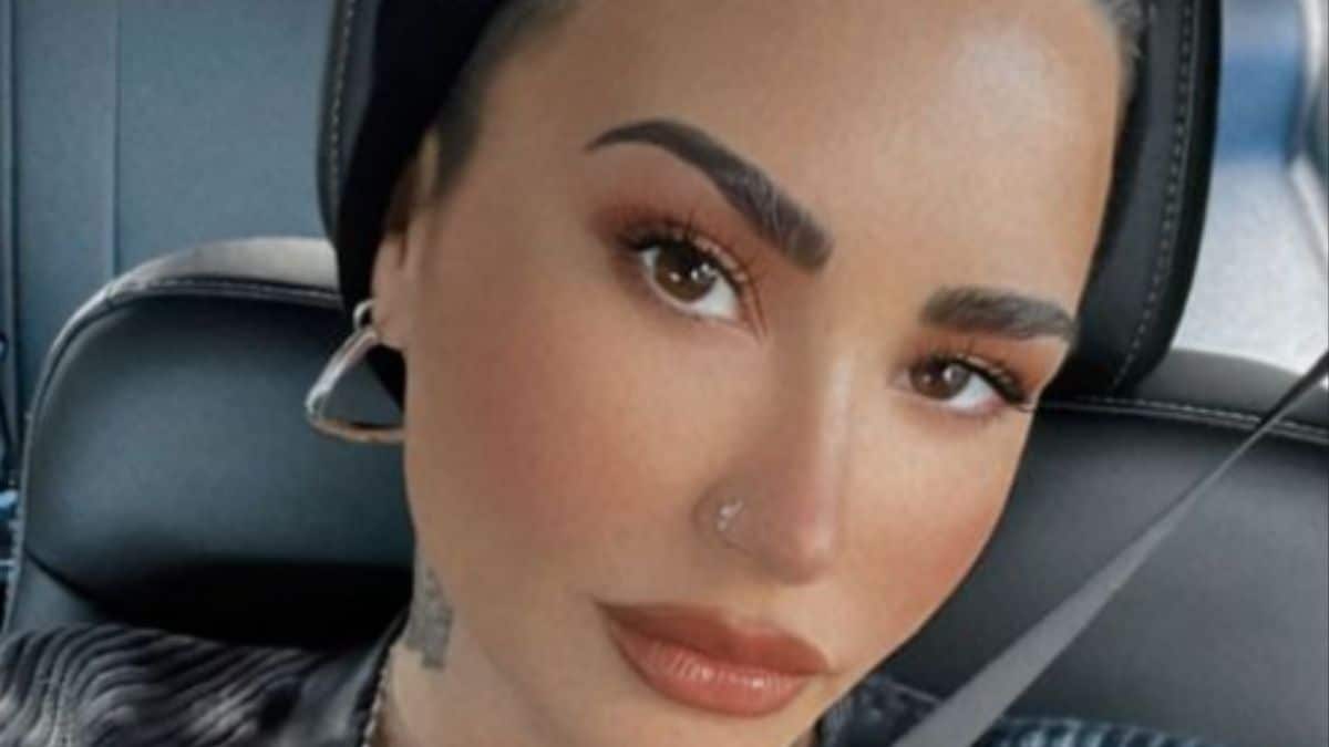 Demi Lovato shows off her new hair in Instagram selfie