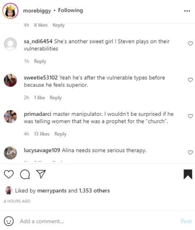 IG comments 