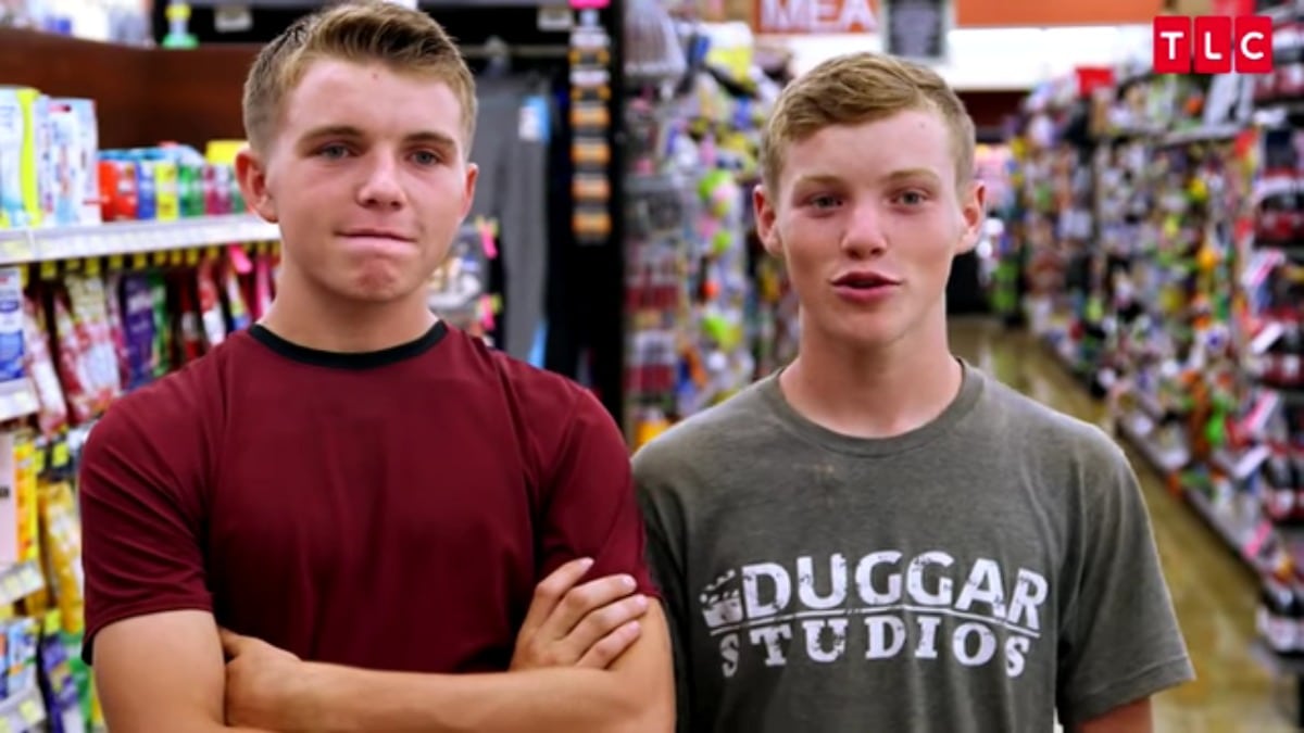 James and Justin Duggar in a Counting On confessional.