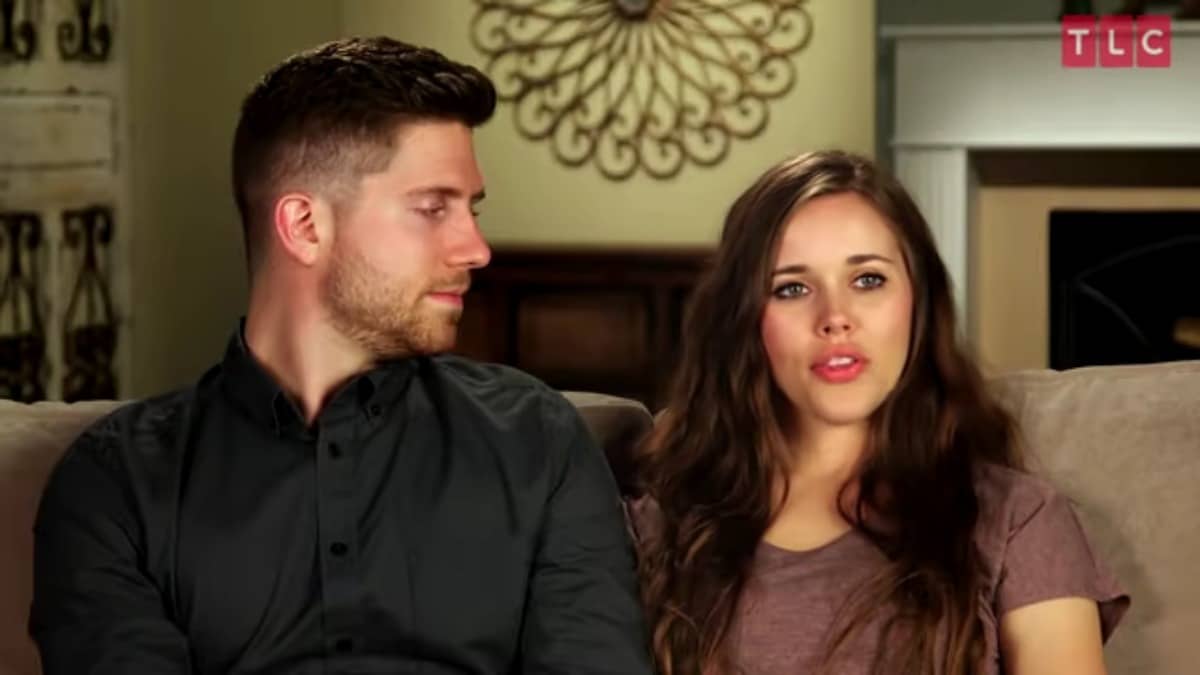 Ben Seewald and Jessa Duggar in a confessional.