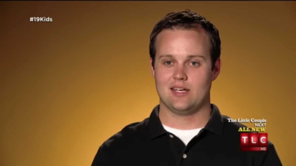 Josh Duggar in a 19 Kids and Counting confessional.