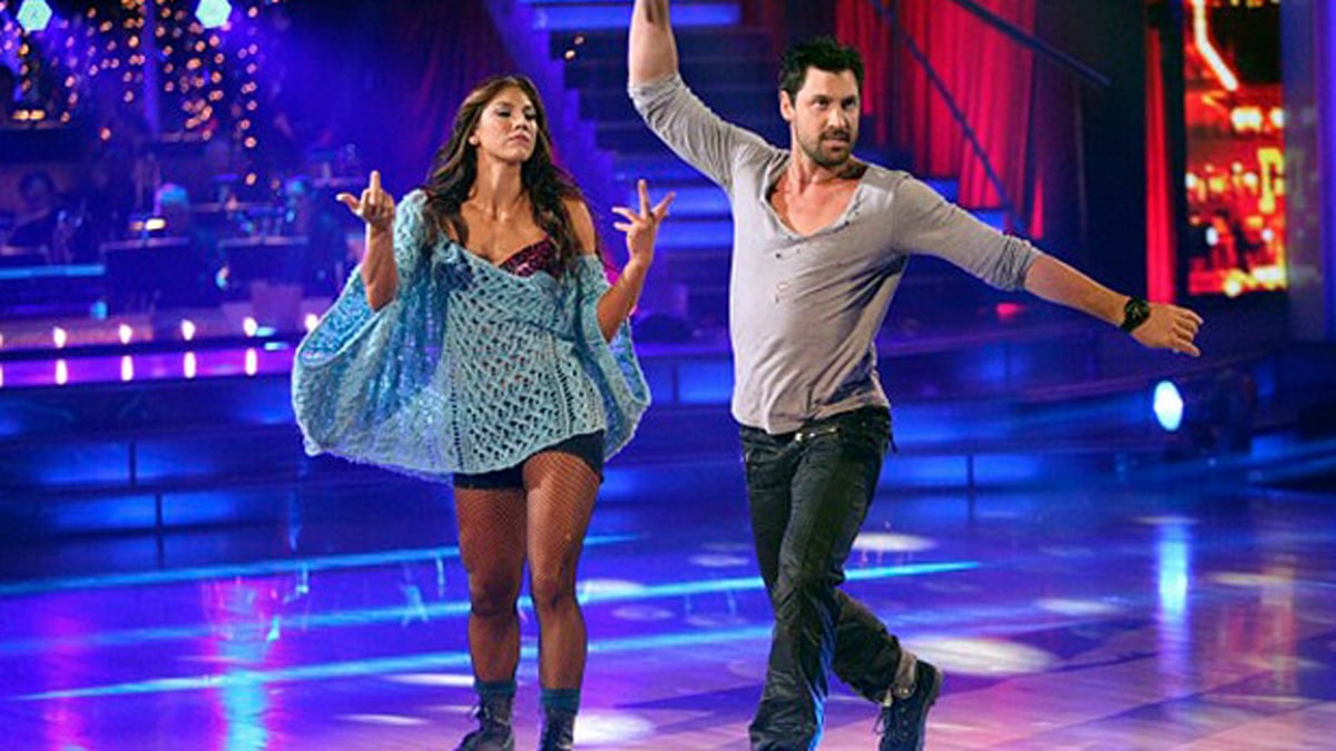 Maks Chmerkovskiy and Hope Solo on Dancing with the Stars