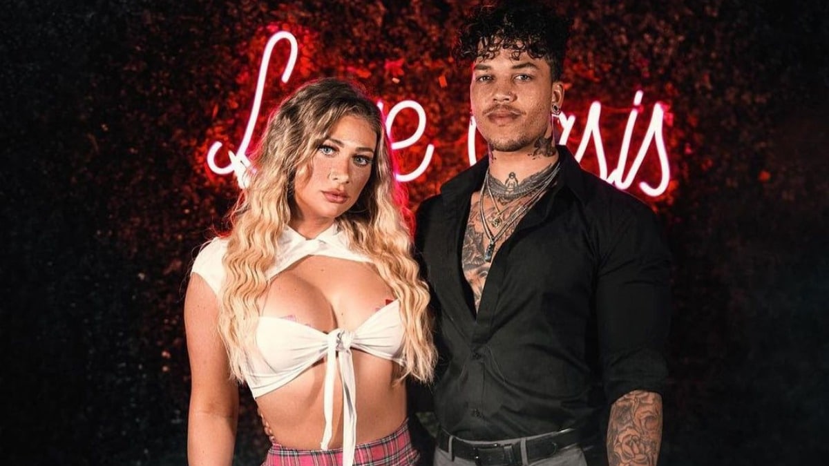 Olivia Kaiser and Korey Gandy on Love Island USA