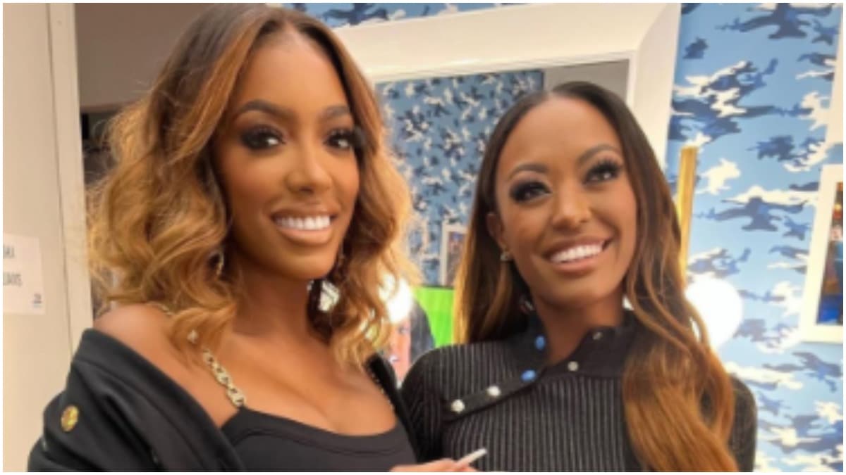 Porsha Williams and Lauren Williams smiling at the RHOA star's book signing.