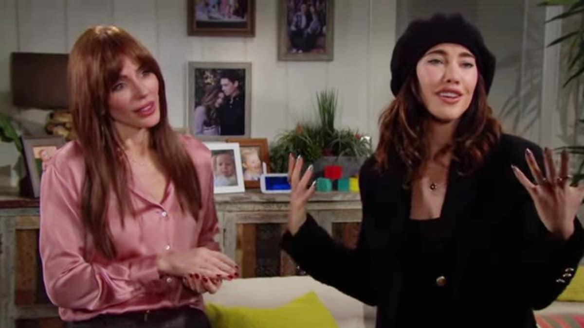 Taylor and Steffy on The Bold and the Beautiful.