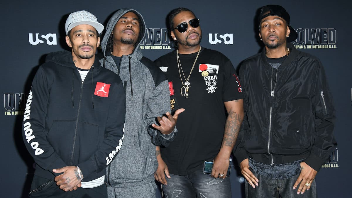 hip hop group bone thugs n harmony at hollywood event