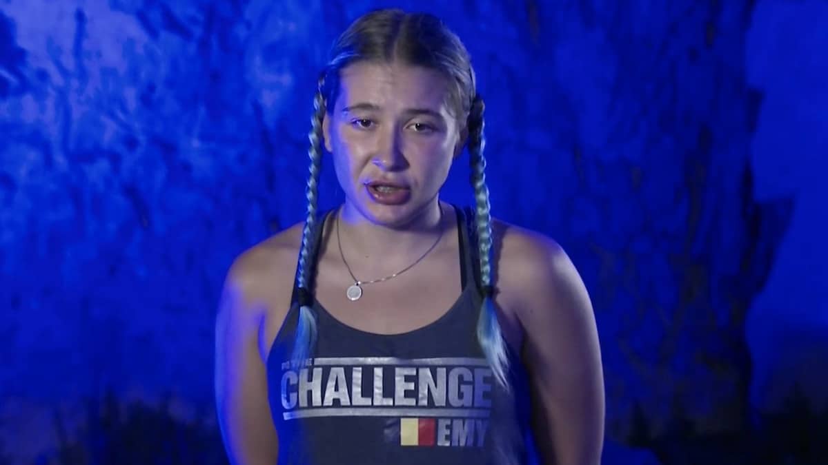 emy alupei during the challenge spies lies allies elimination interview