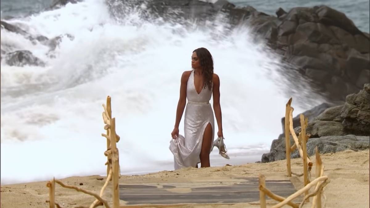 Michelle Young films for The Bachelorette