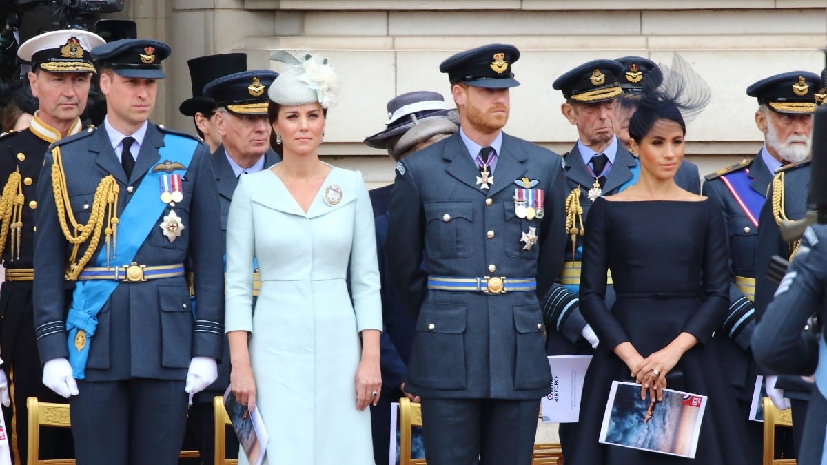 The Cambridges and the Sussexes attend a royal event