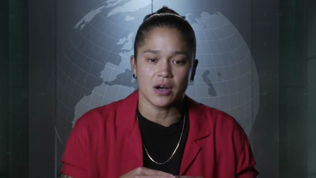 kaycee clark during the challenge spies lies allies season