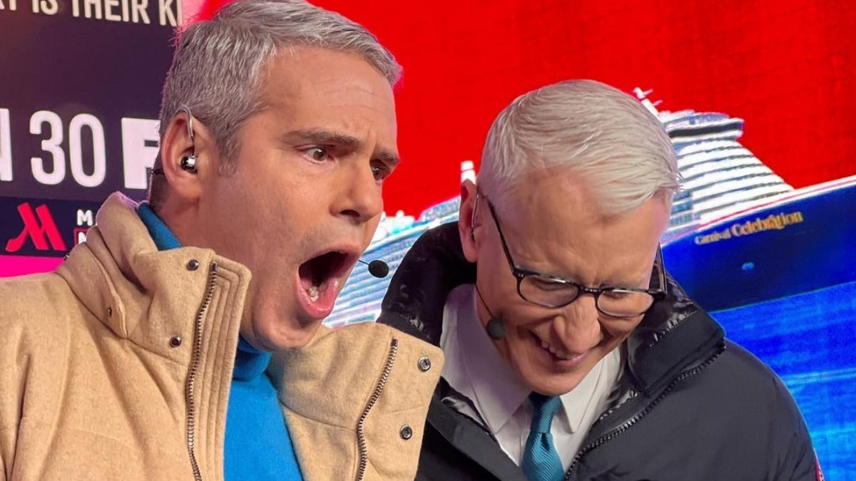 Andy Cohen and Anderson Cooper