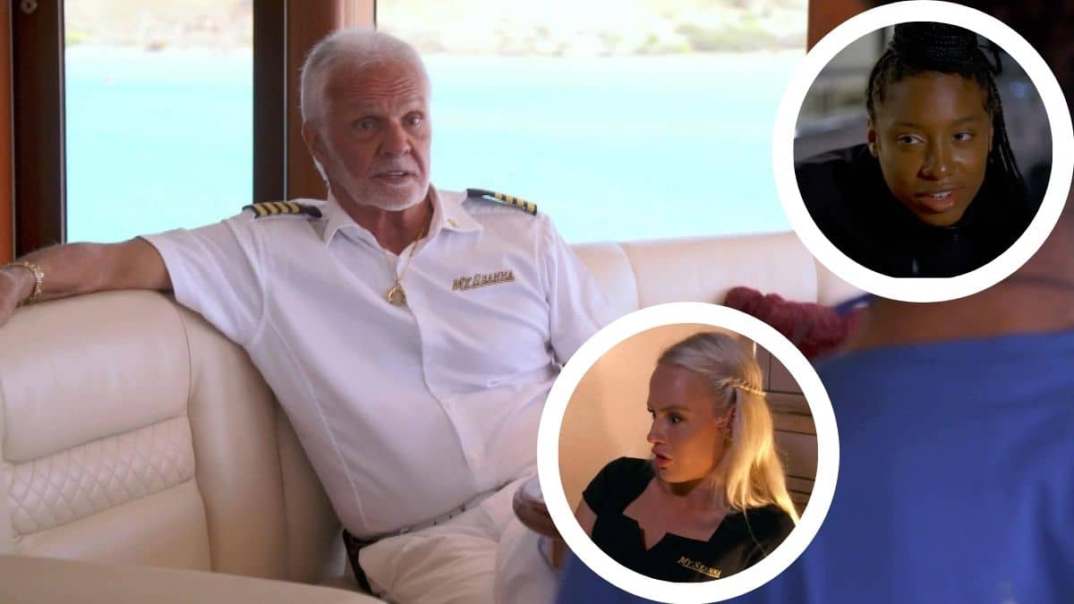 Captain Lee from Below Deck takes on hater over the Rayna and Heather drama on show.
