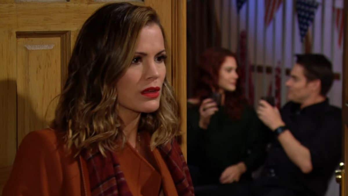 The Young and the Restless spoilers tease the Adam, Chelsea and Sally love triangle explodes.