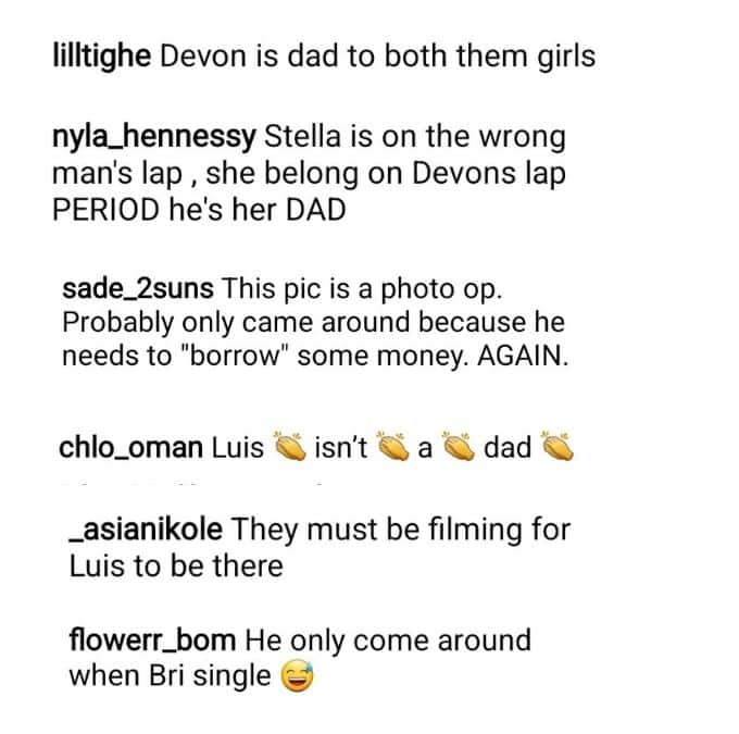 tmfr fans commented on briana dejesus' baby daddy luis hernandez posing with their daughter stella
