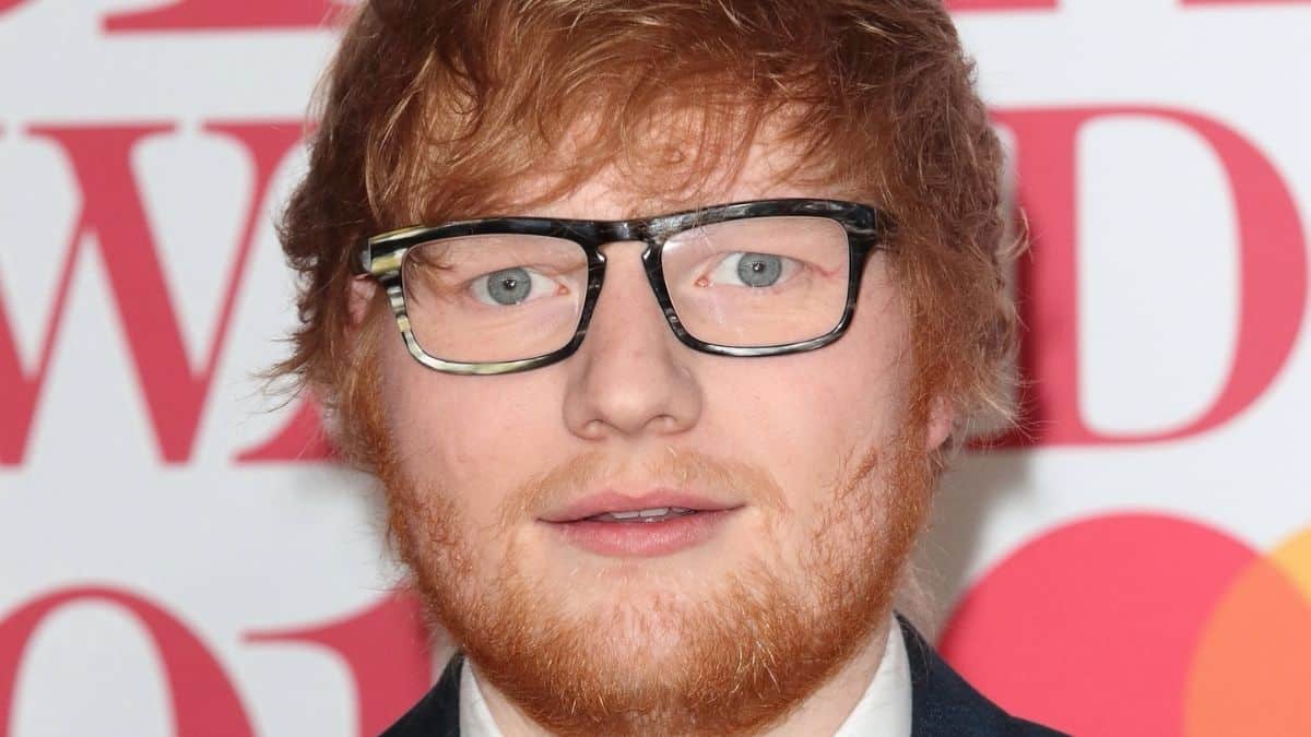 Image of Ed Sheeran on the red carpet