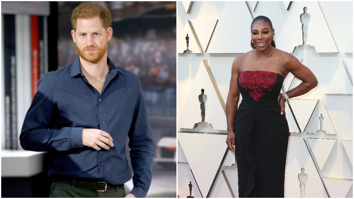 Prince Harry and Serena Williams attend public events