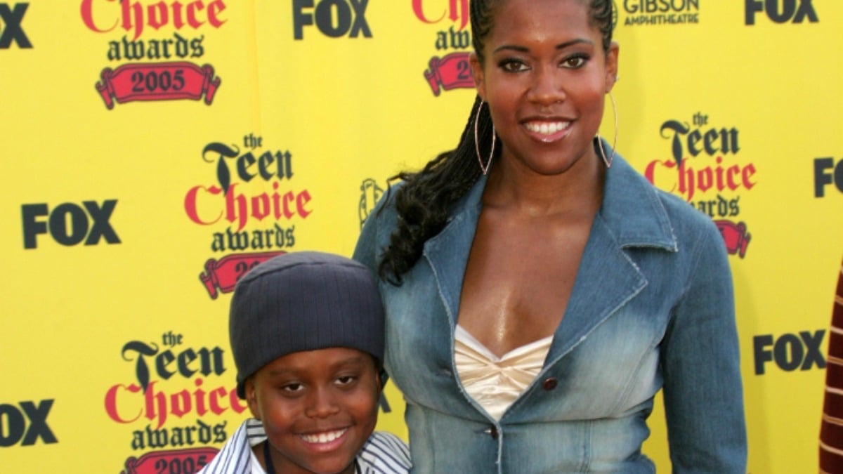 Regina King and her son