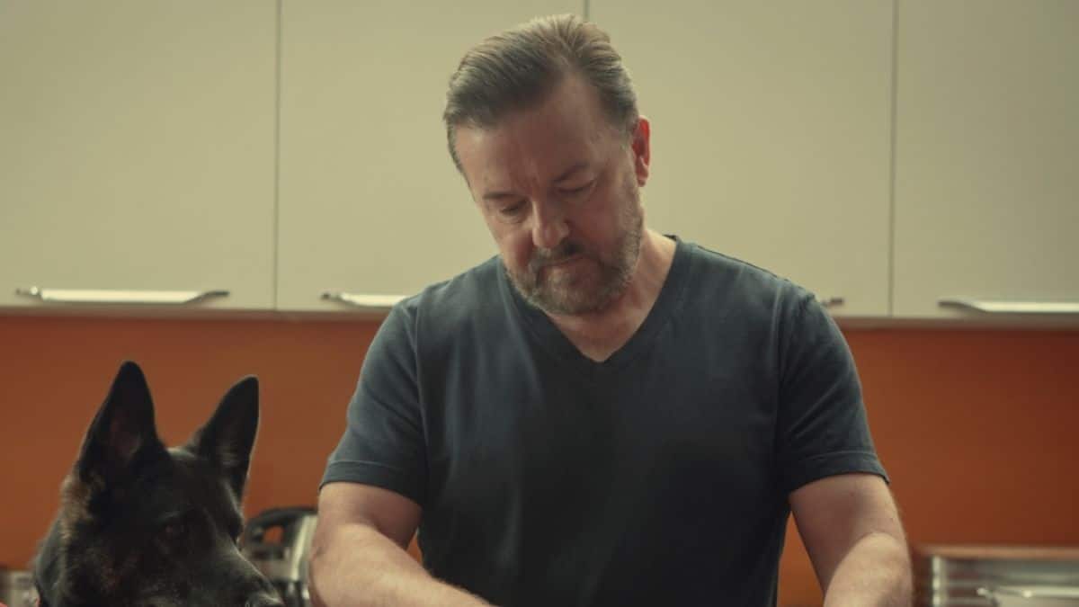 Imag eof Ricky Gervais in Netflix's After Life