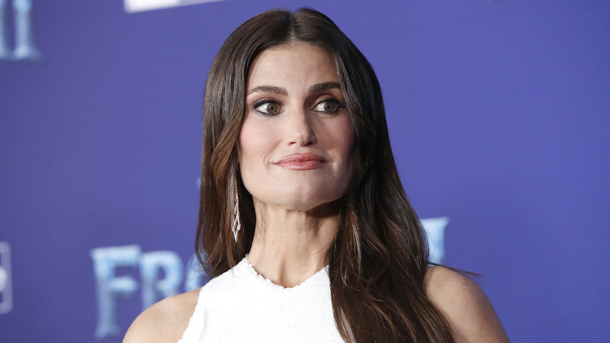 Idina Menzel on the red carpet at Frozen 2 premiere